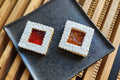 Rose petal and apricot jam linzer cookies