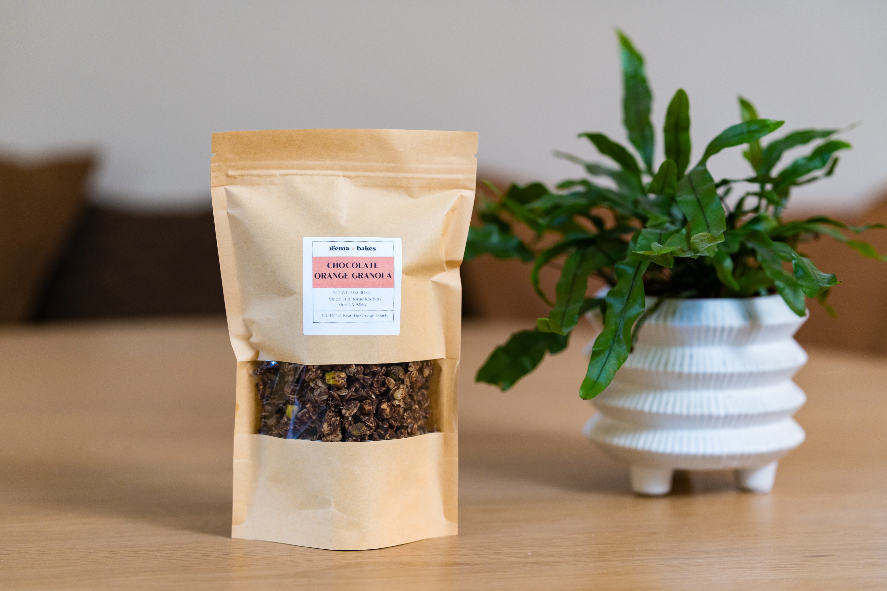 Chocolate orange granola